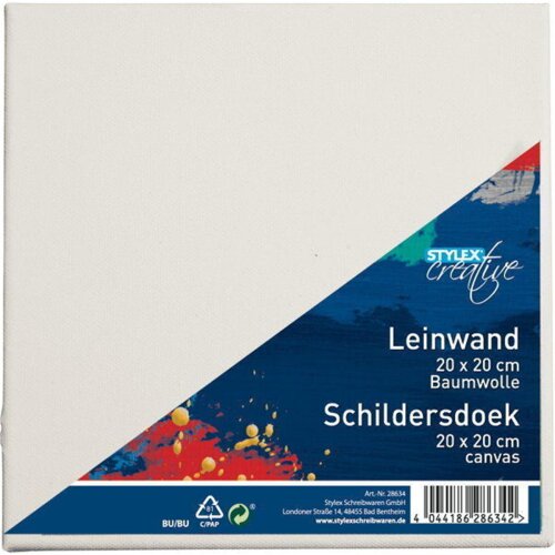 Stylex Leinwand auf Keilrahmen 20 x 20 cm