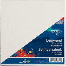 Stylex Leinwand auf Keilrahmen 20 x 20 cm