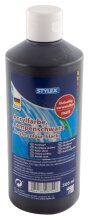 Stylex Acrylfarbe 500 ml, Lampenschwarz