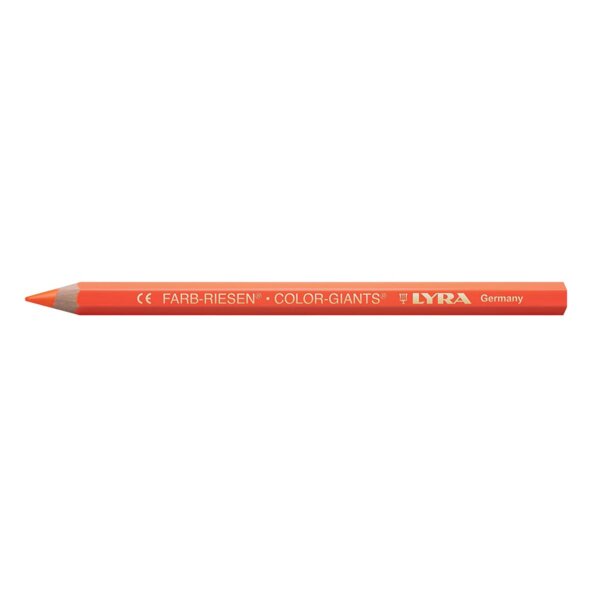 LYRA Farb-Riesen Einzelstift lackiert, Leuchtorange