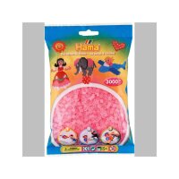 Hama 3000 Midi Bügelperlen - Transparent-Pink