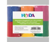 HEYDA Krepp-Bänder 6 Rollen 5 cm x 10 m wasserfest