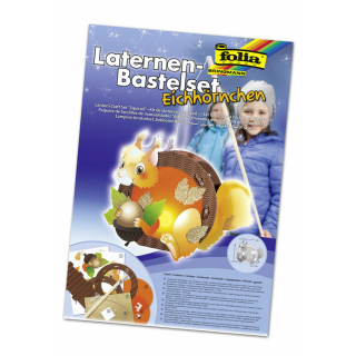 folia Laternen-Bastelset Eichhörnchen