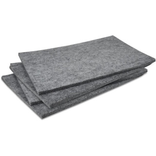 Meyco Prickelfilz 20 x 30 cm Platte 8 mm St&auml;rke, Grau