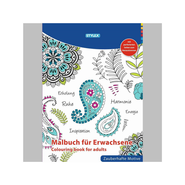 Malbuch für Erwachsene 64 Seiten, Zauberhafte Motive