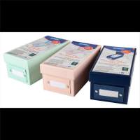 Stylex Karteikasten DIN A8 inkl. 400 Karteikarten und A-Z Register, Türkis