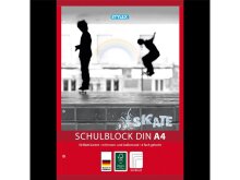 Stylex Schulblock DIN A4 kariert, 50 Blatt