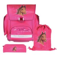 Stylex Schulranzen-Set 3-teilig, Pferd - Schulanfang -...
