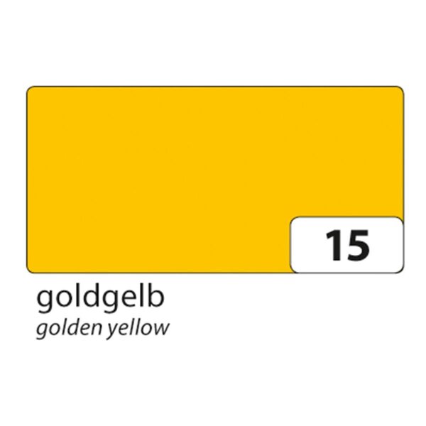 5x folia Fotokarton 50 x 70 cm 300 g/qm Goldgelb