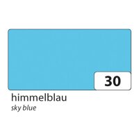 5x folia Fotokarton 50 x 70 cm 300 g/qm Himmelblau