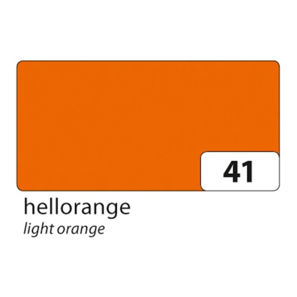 5x folia Fotokarton 50 x 70 cm 300 g/qm Hellorange