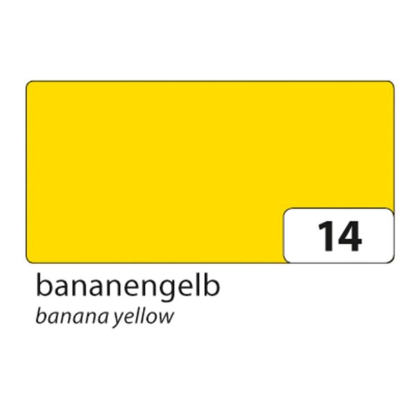 folia Fotokarton 50 x 70 cm 300 g/qm Bananengelb