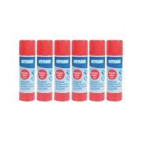 6x Stylex Großer Klebestift 35g