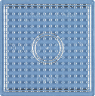 Midi Stiftplatte - Kleines Quadrat - Transparent