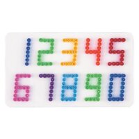 Hama Stiftplatte für Midi Bügelperlen, Zahlen