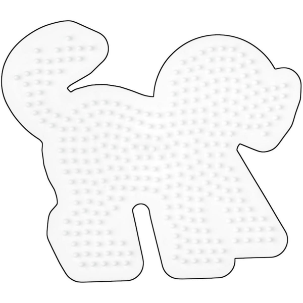 Hama Stiftplatte für Midi Bügelperlen, Hund