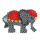 Hama Stiftplatte für Midi Bügelperlen, Elefant klein