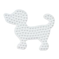 Hama Stiftplatte für Midi Bügelperlen, Hund klein