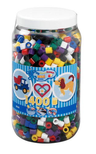 Hama 1400 Maxi Bügelperlen Dose 00 Mischung