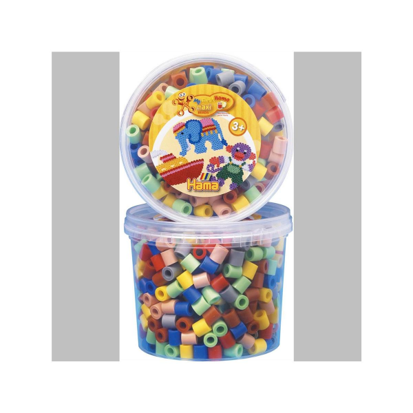 Hama 600 Maxi Bügelperlen Dose 69 Mischung