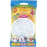 Hama 1000 Midi Bügelperlen 19 - Transparent-Weiß