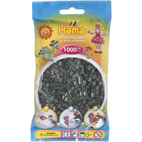Hama 1000 Midi Bügelperlen 28 - Olivgrün