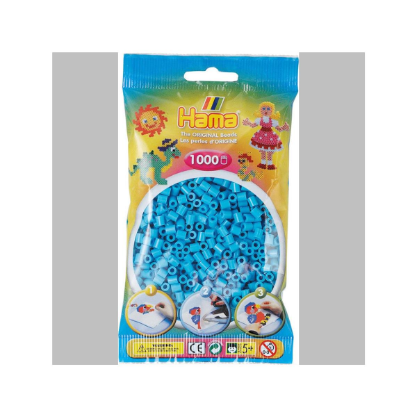 Hama 1000 Midi Bügelperlen 49 - Azurblau