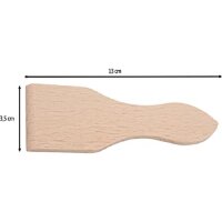8x Hofmeister Raclette Schaber 13 cm aus Holz
