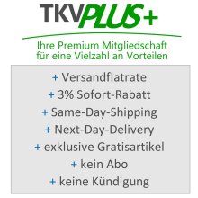 TKV PLUS+ Versandflatrate und Premium Vorteile