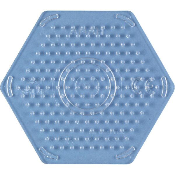 Hama Midi Stiftplatte 223TR - Sechseck (klein) transparent