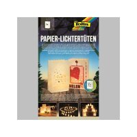 Folia Papier-Lichtertüten 5 Stk. Herzen 19 x 11,5 x...