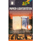 Folia Papier-Lichtertüten 5 Stk. Funkelsterne 19 x 11,5 x 7 cm