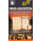 Folia Papier-Lichtertüten 5 Stk. Sterne 19 x 11,5 x...