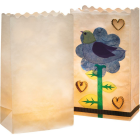 Folia Papier-Lichtertüten 5 Stk. Blanko 24,5 x 14 x 8,5 cm