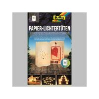 Folia Papier-Lichtertüten 5 Stk. Herzen - Ausverkauf