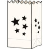Folia Papier-Lichtert&uuml;ten 5 Stk. Sterne 24,5 x 14 x 8,5 cm