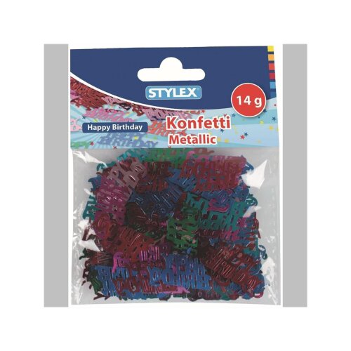 Stylex 14g Konfetti Happy Birthday - Ausverkauf