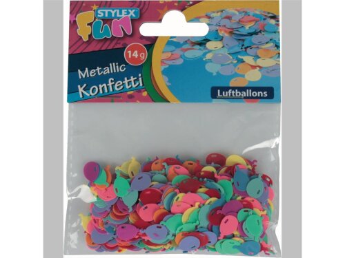 Stylex 14g Konfetti Luftballons Metallic - Ausverkauf