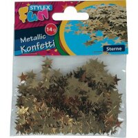 Stylex 14g Konfetti Sterne Metallic versch. Farben -...