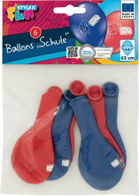 Stylex Luftballons Schule Einschulung 6er