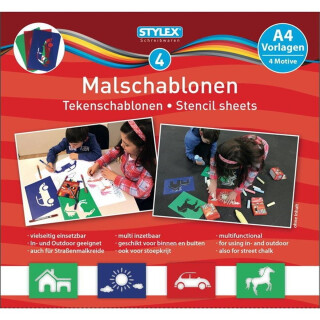 STYLEX Malschablonen A4 Vorlage - Ausverkauf