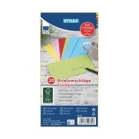 STYLEX Briefumschläge DIN 680-lang 20er