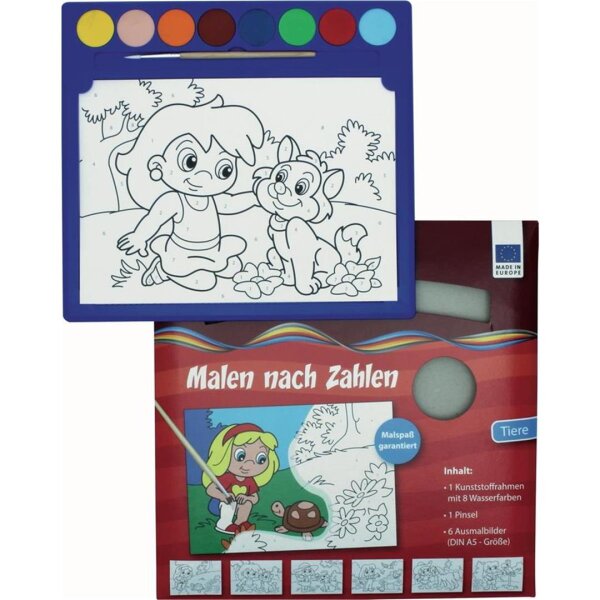 Malen nach Zahlen Set, Tiere