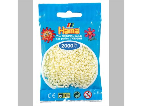 Hama 2000 Mini Bügelperlen - Ø 2,5 mm (ab 10 Jahren)  - Creme