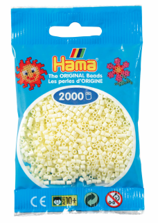 Hama 2000 Mini Bügelperlen - Ø 2,5 mm (ab 10 Jahren)  - Creme