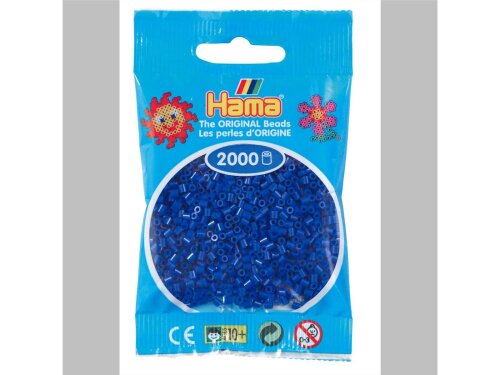 Hama 2000 Mini Bügelperlen - Ø 2,5 mm (ab 10 Jahren)  - Blau