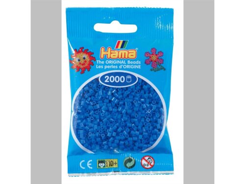 Hama 2000 Mini Bügelperlen - Ø 2,5 mm (ab 10 Jahren)  - Hellblau