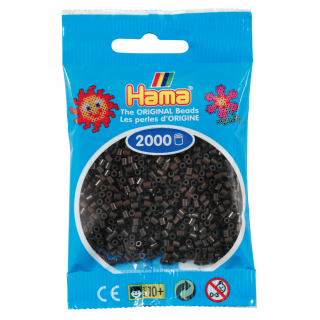 Hama 2000 Mini Bügelperlen - Ø 2,5 mm (ab 10 Jahren)  - Braun