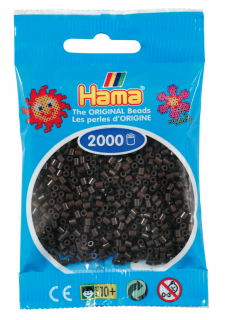 Hama 2000 Mini Bügelperlen - Ø 2,5 mm (ab 10 Jahren)  - Braun