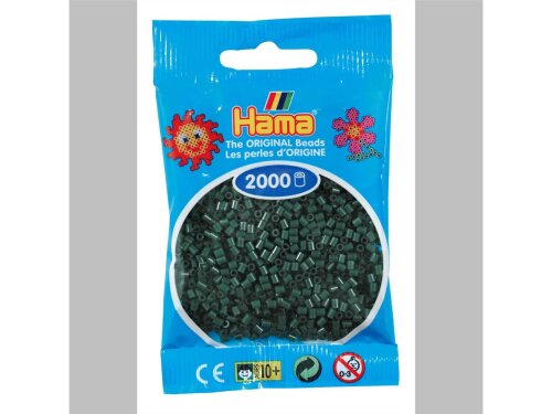 Hama 2000 Mini Bügelperlen - Ø 2,5 mm (ab 10 Jahren)  - Olivgrün